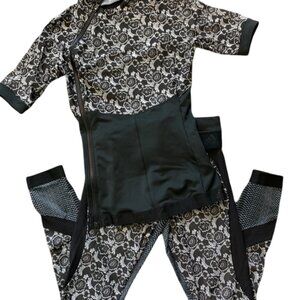 BNWOT Adidas x Stella McCartney Gray Floral Activewear Set, Size XS